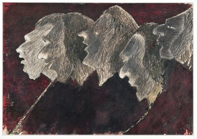 Five Profiles Overlapping by Rabindranath Tagore